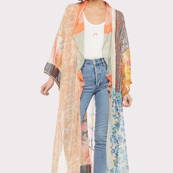 Free People Jackets & Blazers - FREE PEOPLE Leonora Kimono one size